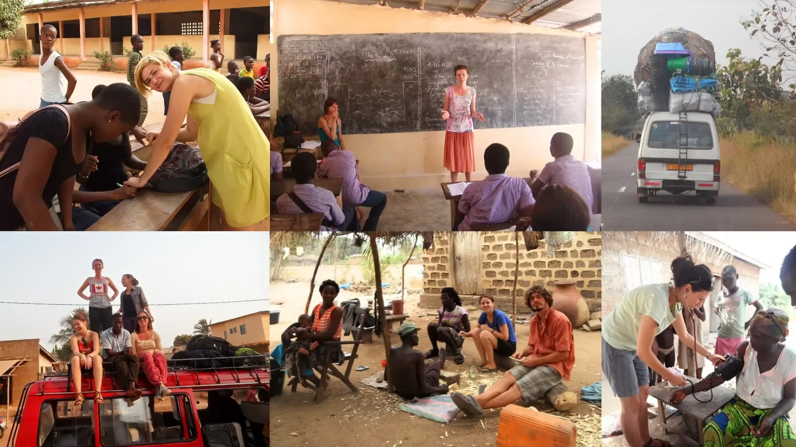 L'équipe Wild Geese sur le terrain avec les partenaires au Togo